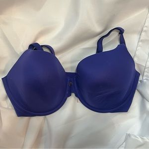 Victoria’s Secret Lined Semi Demi Bra 38DD Blue